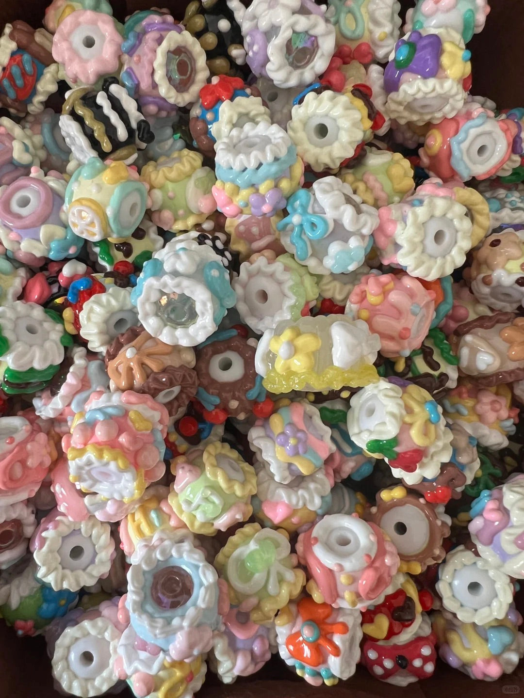 Cute Kawaii Resin Beads โ DIY Bracelet & Necklace Charms | Mixed Cartoon Jewelry Accessories