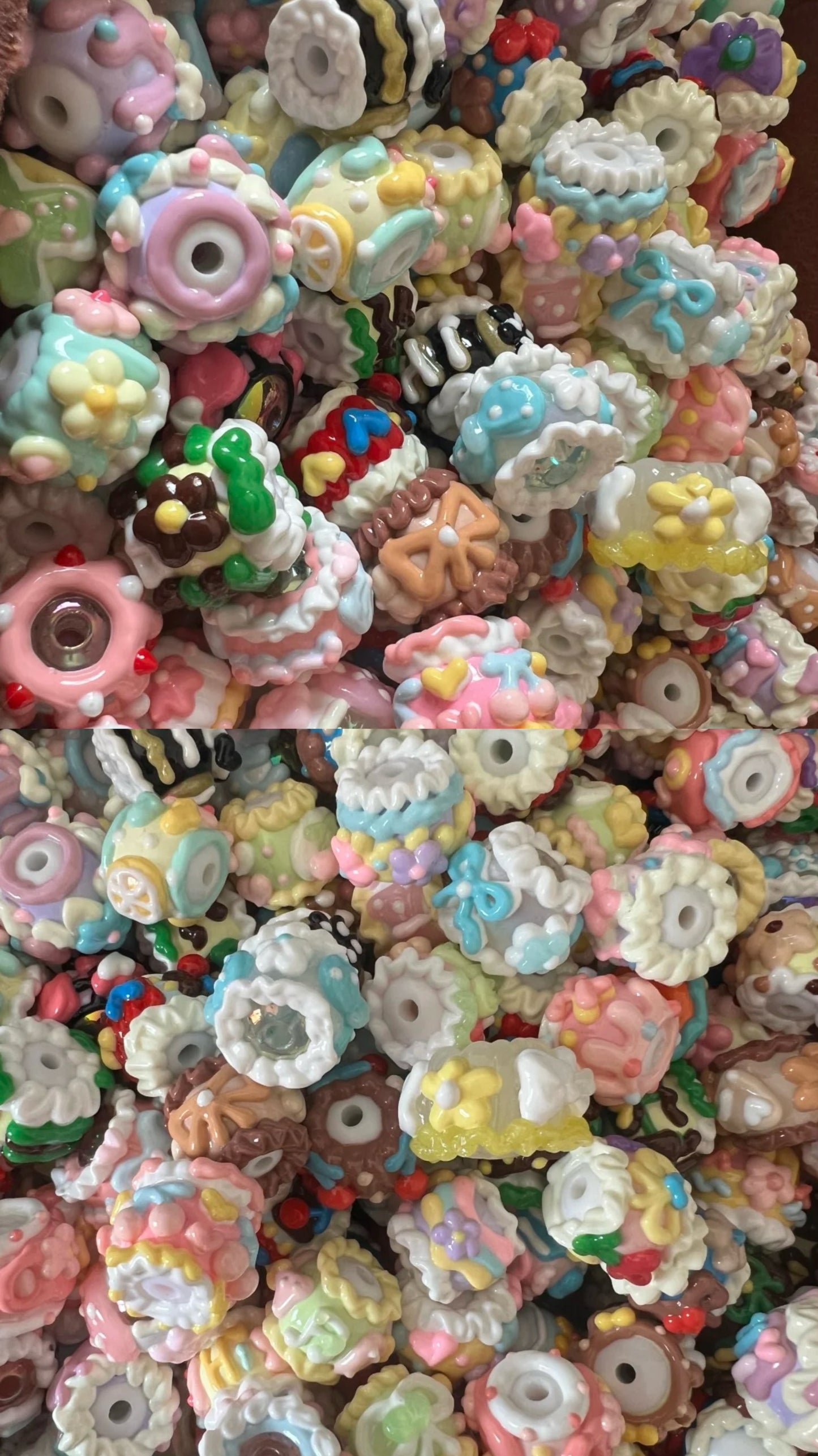Cute Kawaii Resin Beads โ DIY Bracelet & Necklace Charms | Mixed Cartoon Jewelry Accessories