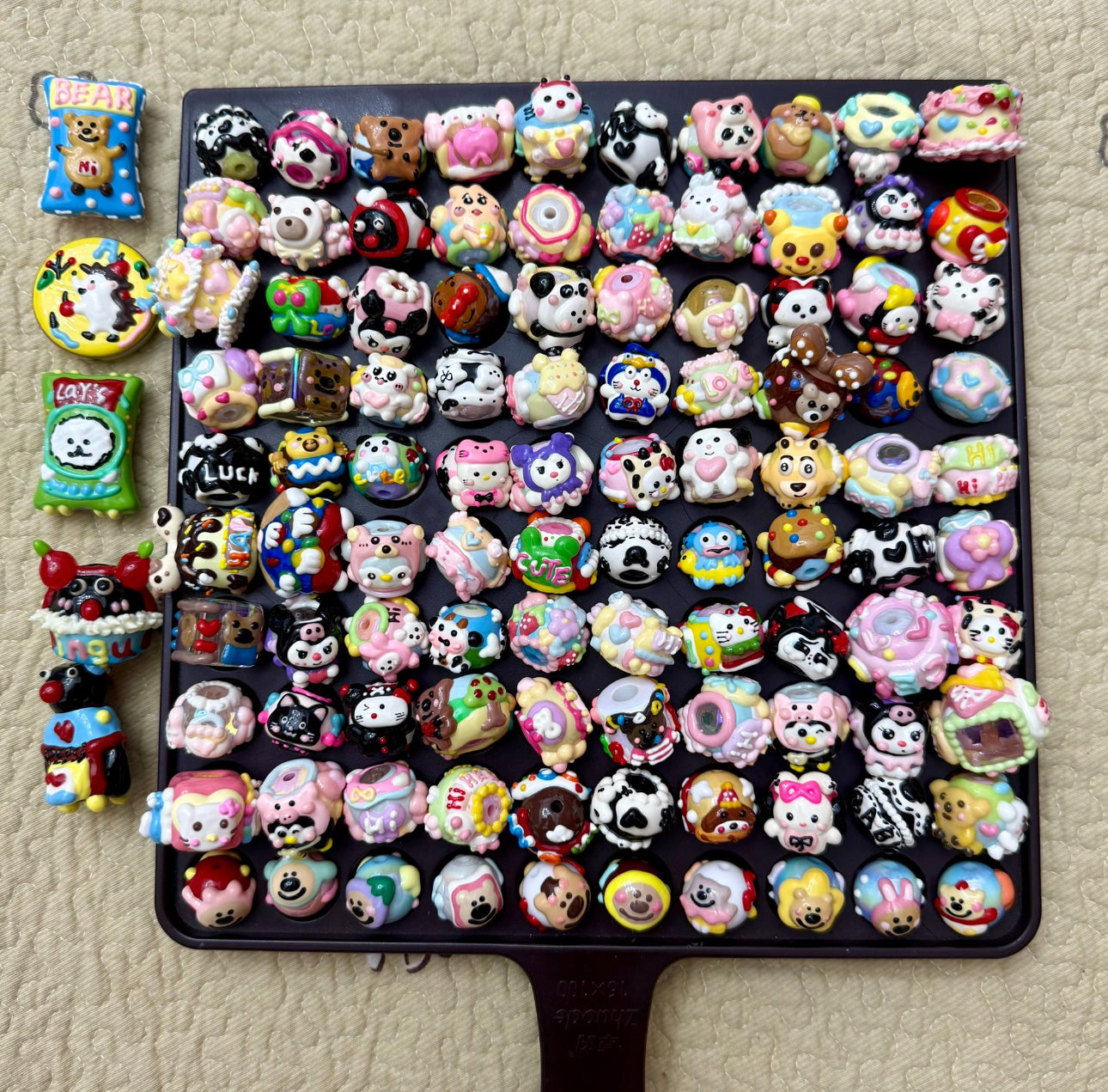 Cute Kawaii Resin Beads โ DIY Bracelet & Necklace Charms | Mixed Cartoon Jewelry Accessories